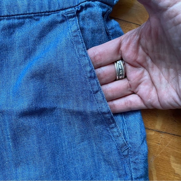 J. Crew Cotton/Linen Blend Cropped Culottes - Picture 4 of 10